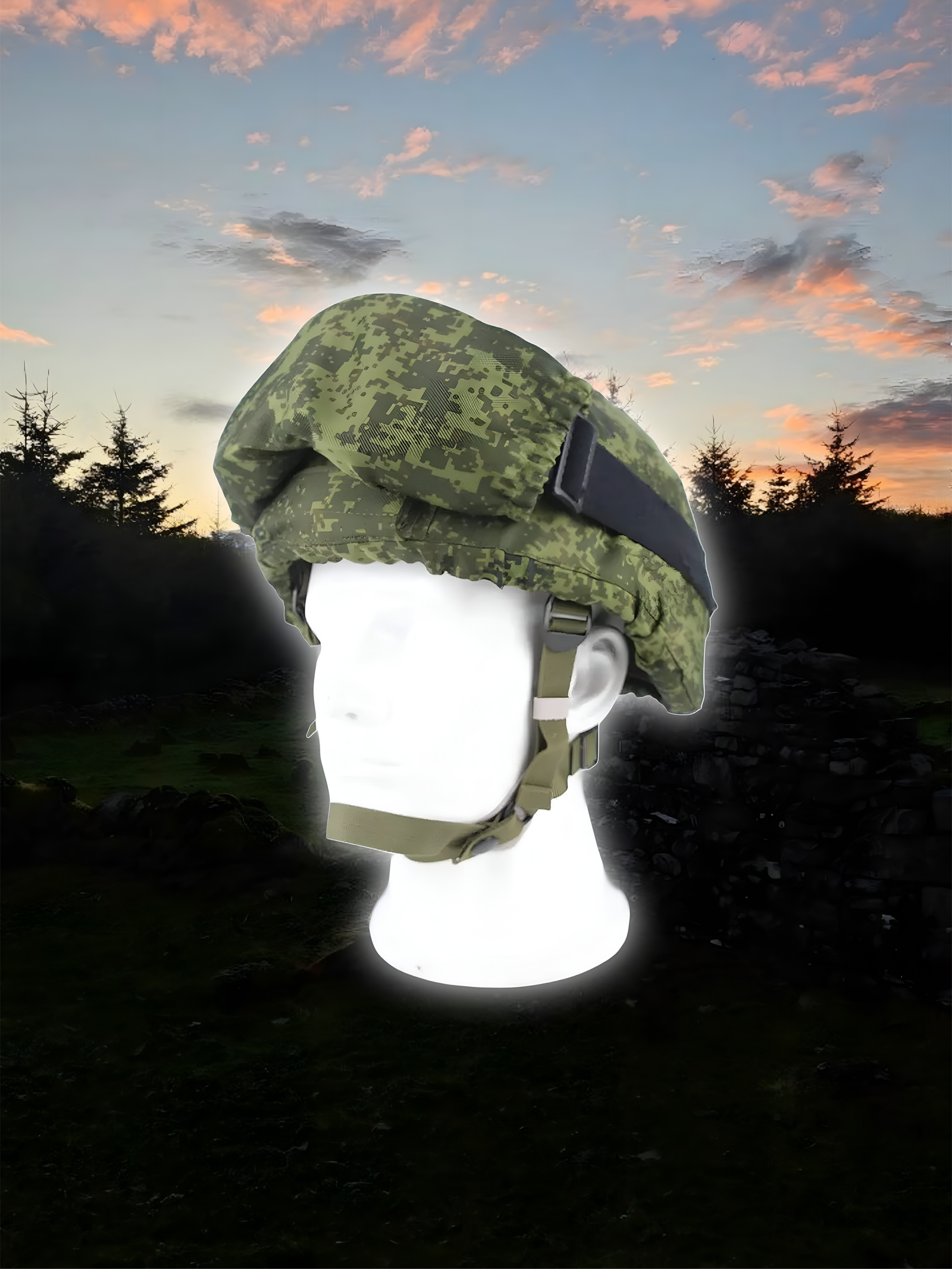 Russian Digital Flora/EMR Helmet